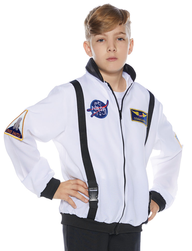 Astro Jacket Child White Sm 4