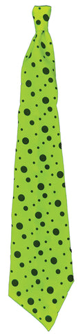 Tie Neon Long Lime Green