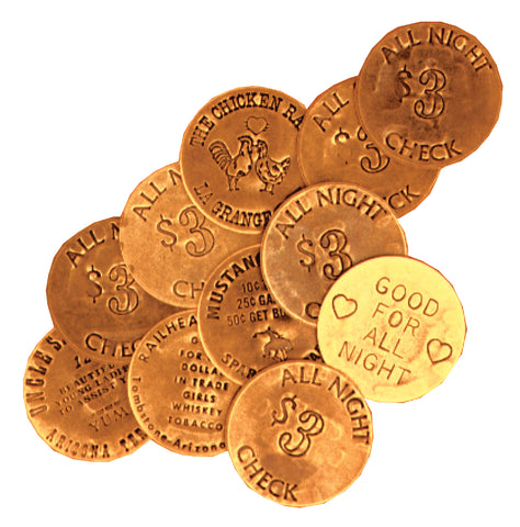 Bawdy House Tokens Bag Of 6