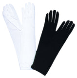 Gloves Elbow Lgh White 1 Size