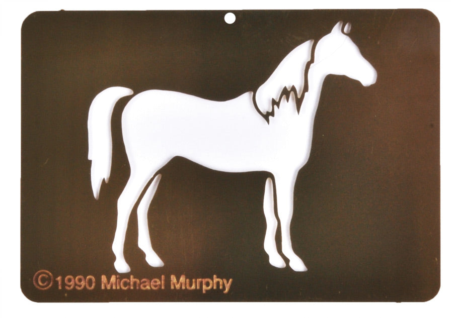 Stencil Horse Brass