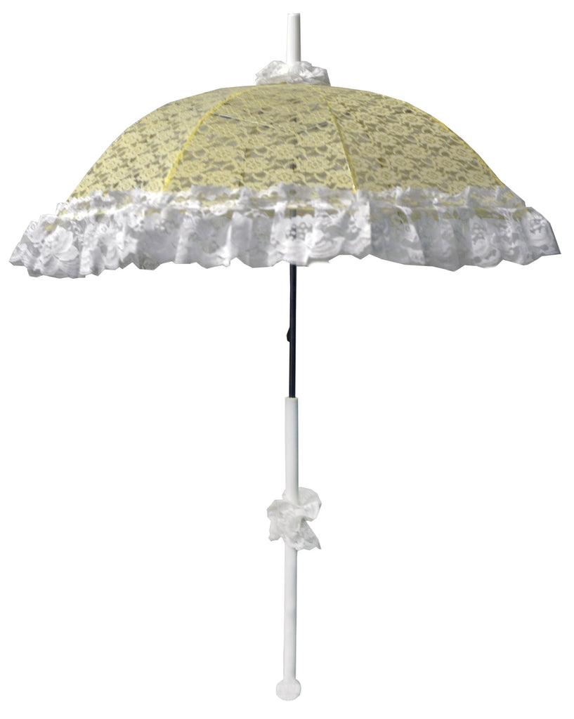 Parasol Dlx Lace Ruffle Yellow