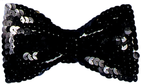 Bow Tie Sequin Red