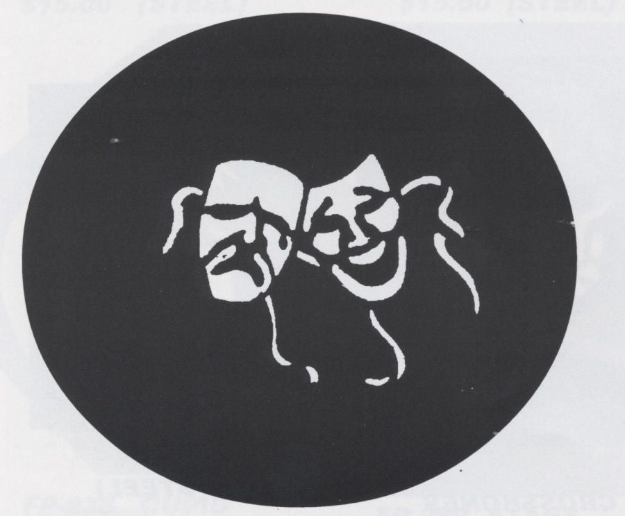 Stencil Comedy Tragdy Steel