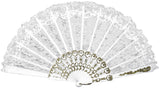 Fan White Lace