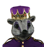 Mouse King Head W Purple Crown