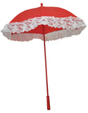 Parasol Nylon Ruffle White