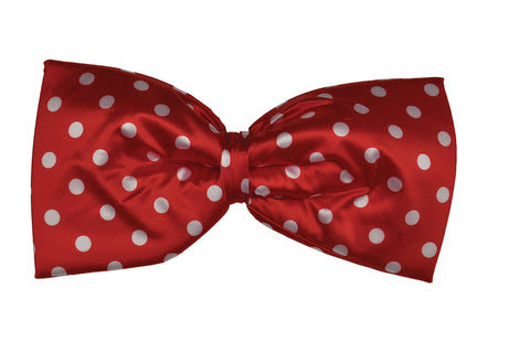 Bow Tie Jumbo Polkadot Red