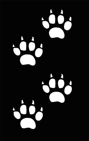 Stencil Paw 4 Claw Hvy Plast