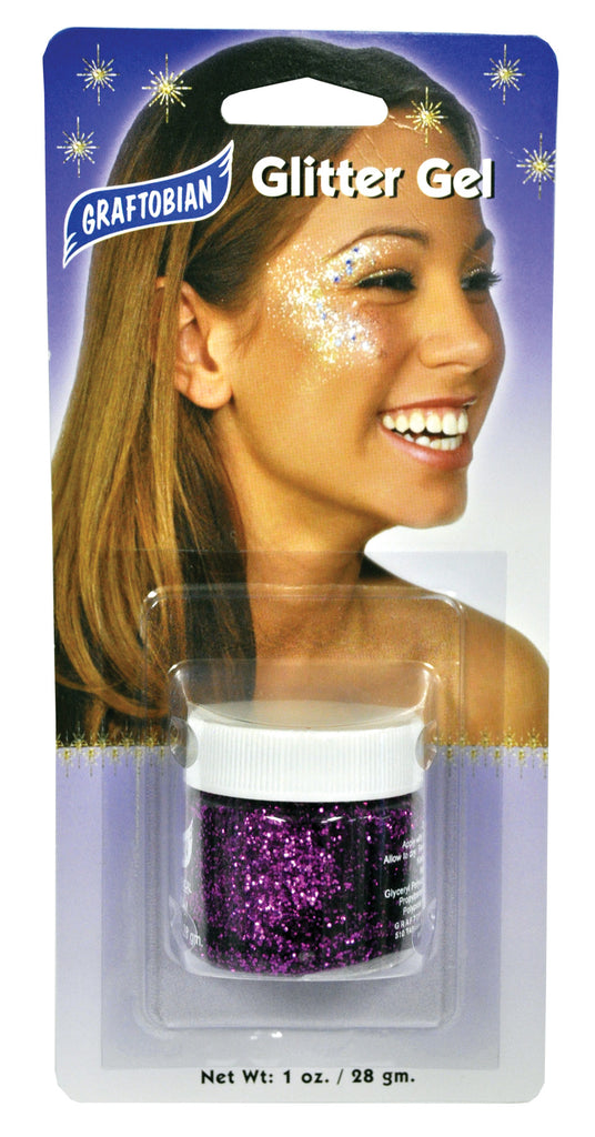 Glitter Gel Fuchsia 1 Oz