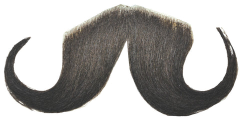 Mustache 20s Dk Brown Human