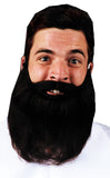 Mustache Beard Brown 8in