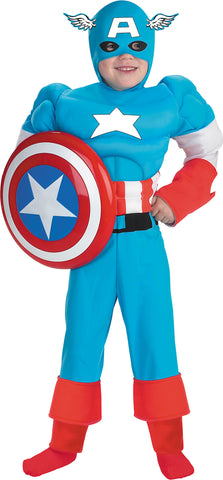 Capt America Dlx Muscle 7-8