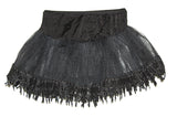 Petticoat Black Teardrop Lace