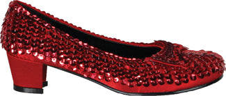 Shoe Sequin Rd Child Sm