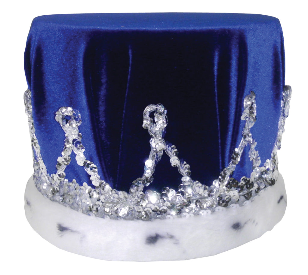 Crown Sequin W Blue Turban