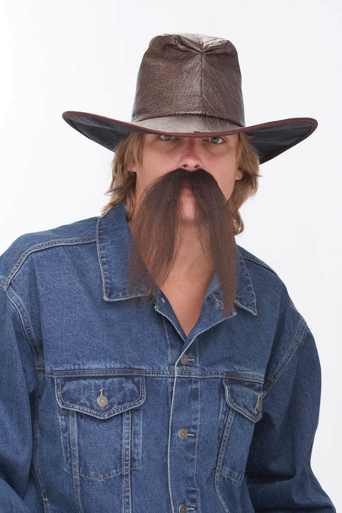 Mustache The Western Brown