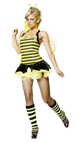 Queen Bumble Bee Sexy 4 Pc Xsm