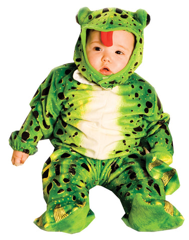 Frog Plush Green Toddlr 6-12mo