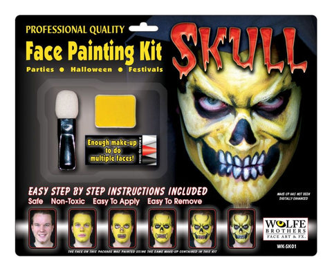 Skull Makeup Kit Wolfe Bros