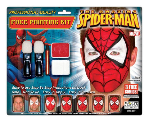 Spiderman Makeup Kit Wolfe Bro