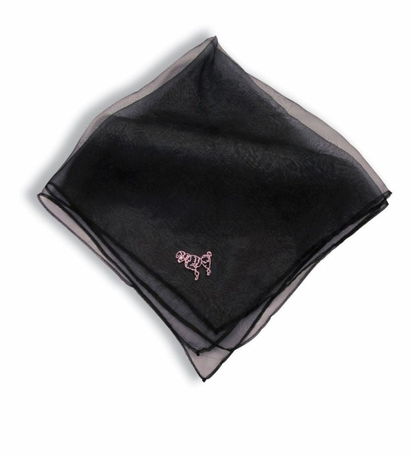 Poodle Scarf Black