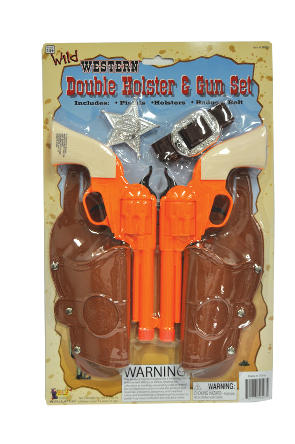Double Holster And Gun Set