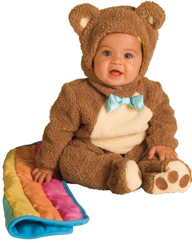 Oatmeal Bear W-rainbow Blankee