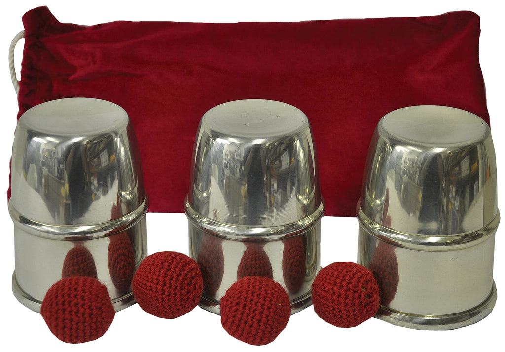 Metal Cups And Balls Set