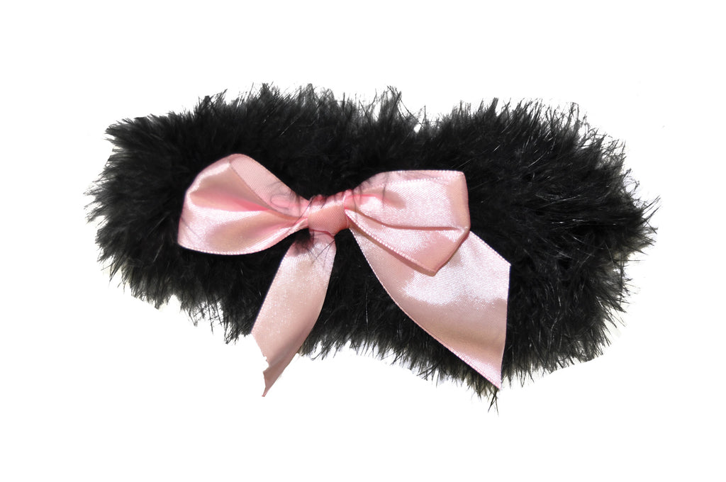 Garter Marabou W Bow Bk Pk