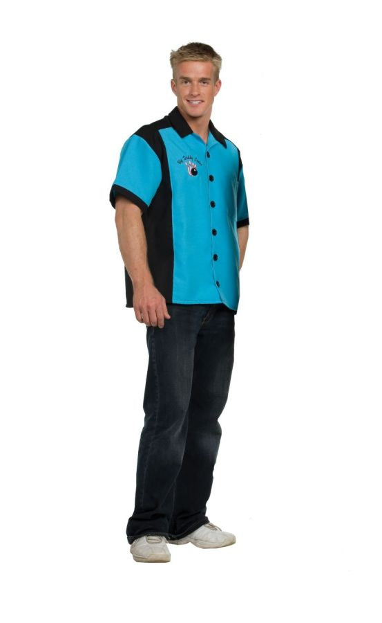 Bowling Shirt Turquoise Os