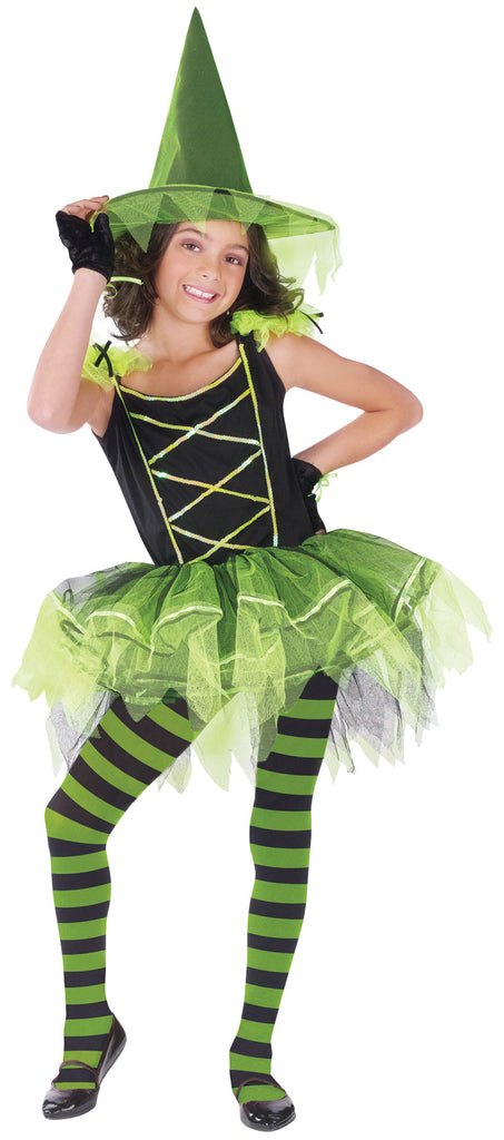 Ballerina Witch Green Child Sm