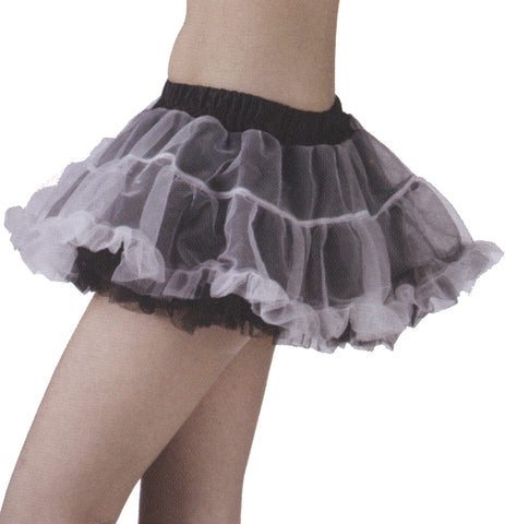 Tutu Skirt Black-white