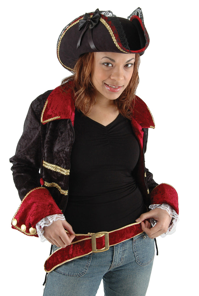 Hat Lady Buccaneer Black