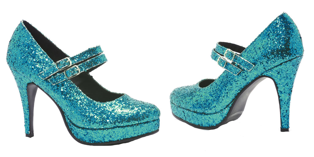 Shoe Alice Blue Glitter Size 7