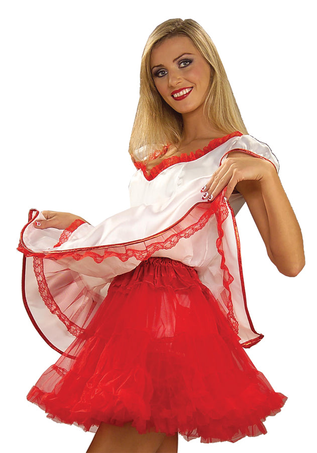 Crinoline Red Adult 19 Length