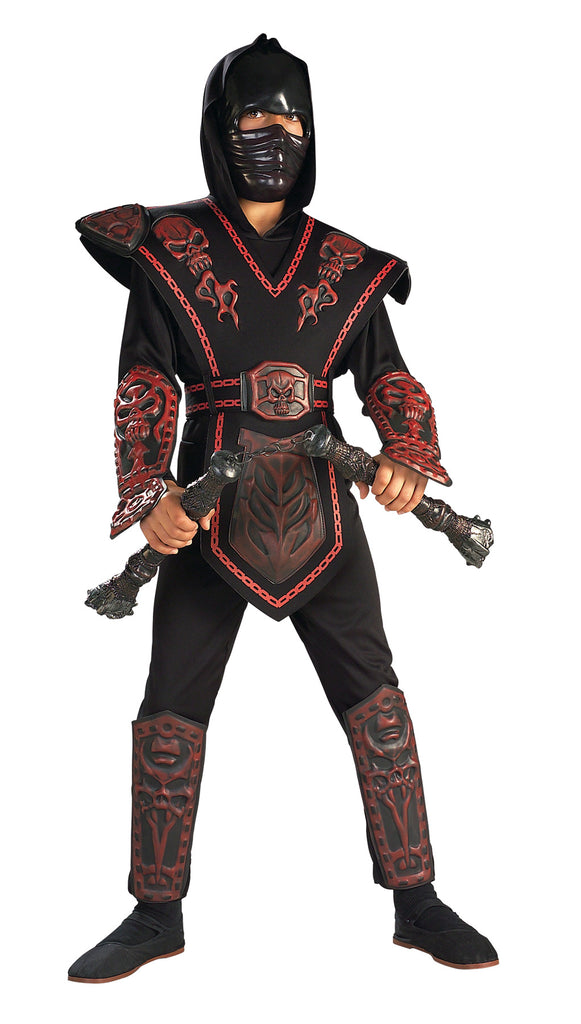 Red Skull Warrior Ninja Chld S