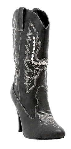 Boots Cowgirl Bk Sz 9