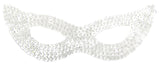 Cat Mask Sequin White