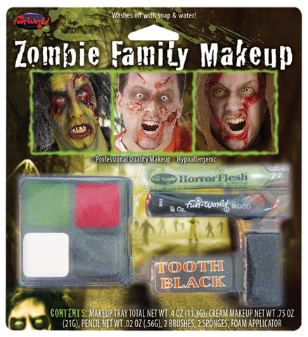 Zombie Family Makeup Kit