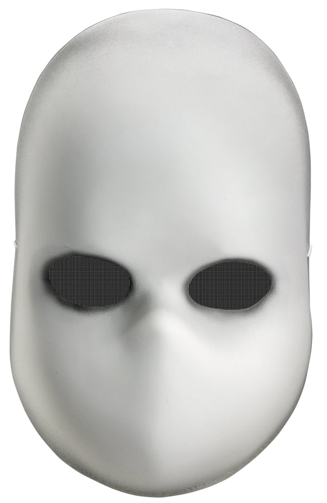 Blank Black Eyes Doll Mask