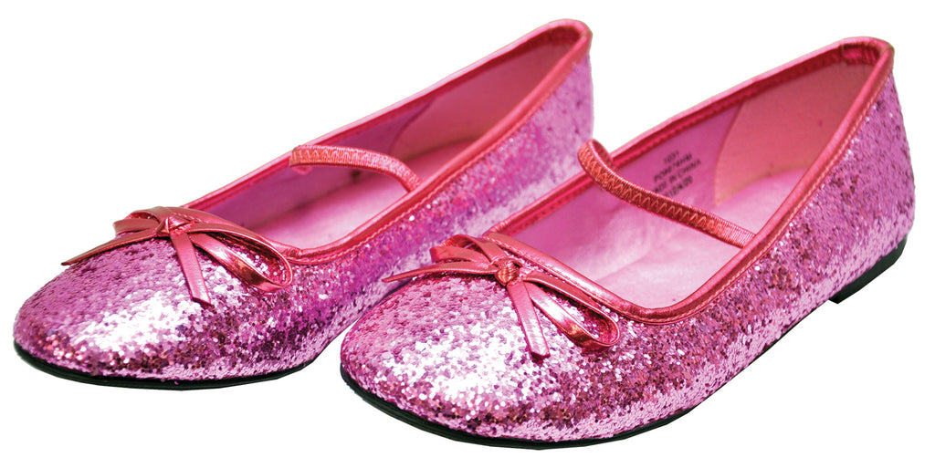 Flat Ballet Glitter Ch Pk Xsm