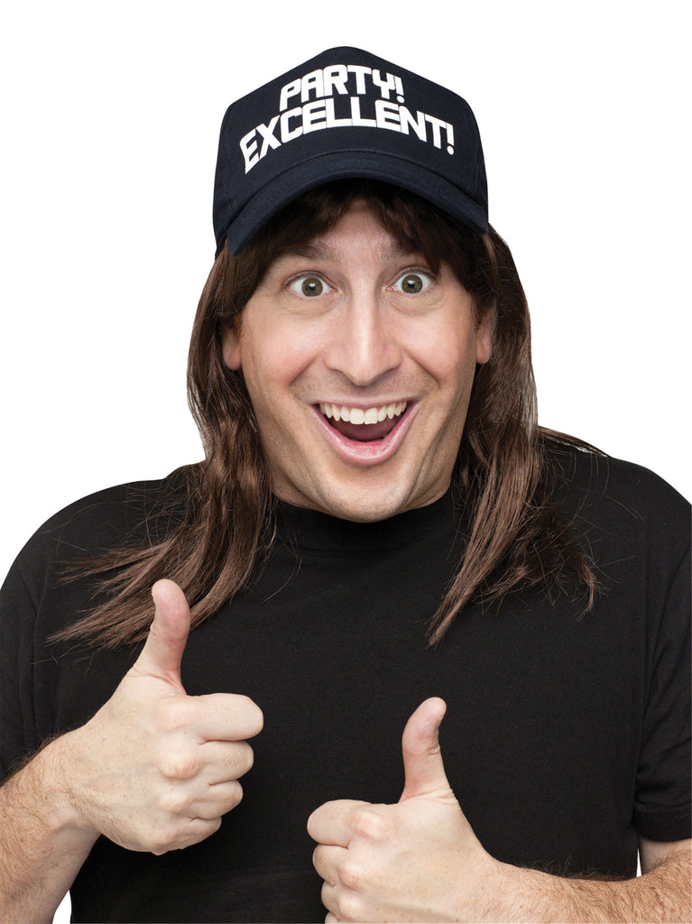 Snl Wayne Excellent Wig-hat