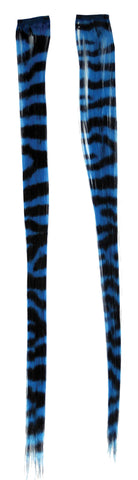 Hair Extension Turquoise Zebra