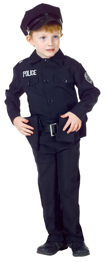 Police Man Set Sm Child 4-6