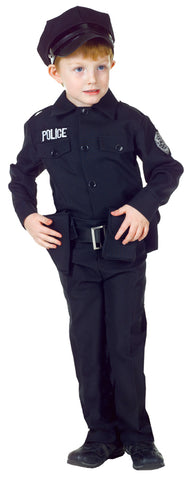 Police Man Set Sm Child 4-6