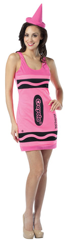 Crayola Tank Dress Neon Pink