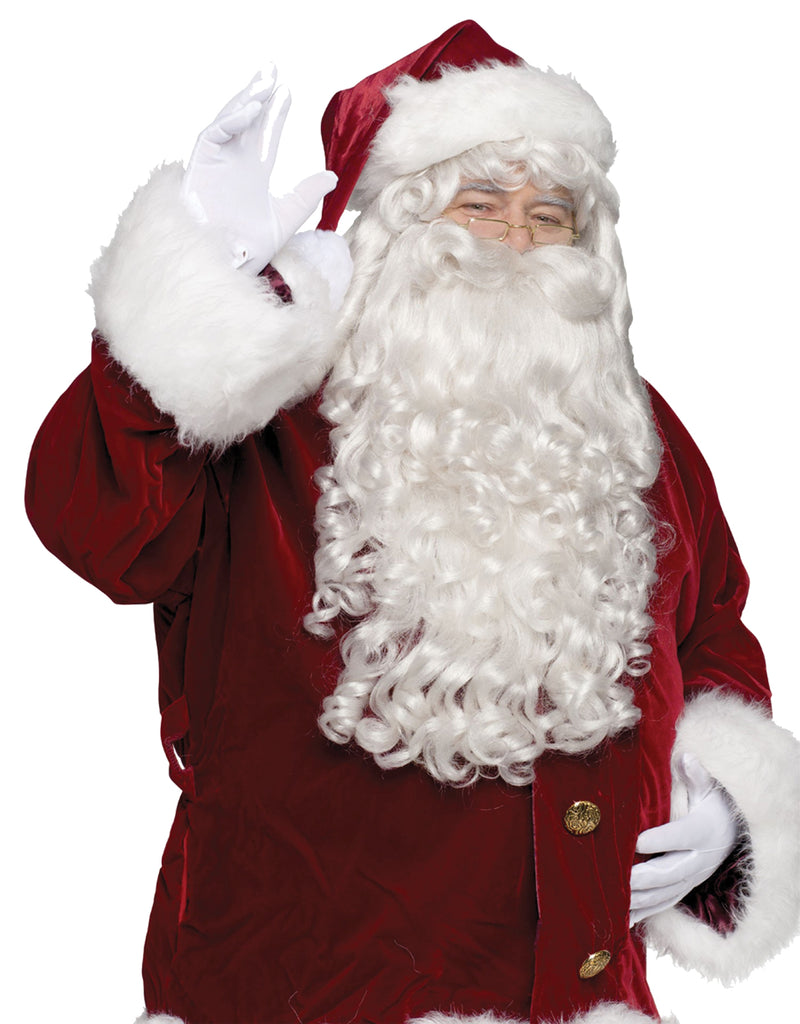 Santa Wig And Beard Super Dlx