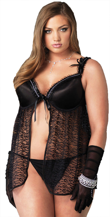 2 Pc Babydoll W- G String