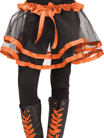 Ribbon Tutu Child Orange